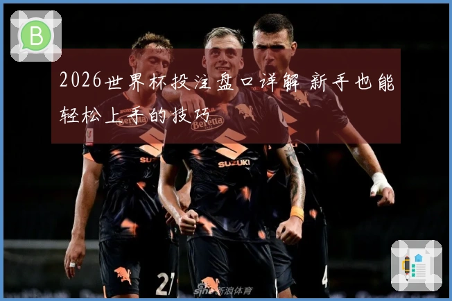 2026世界杯投注盘口详解 新手也能轻松上手的技巧